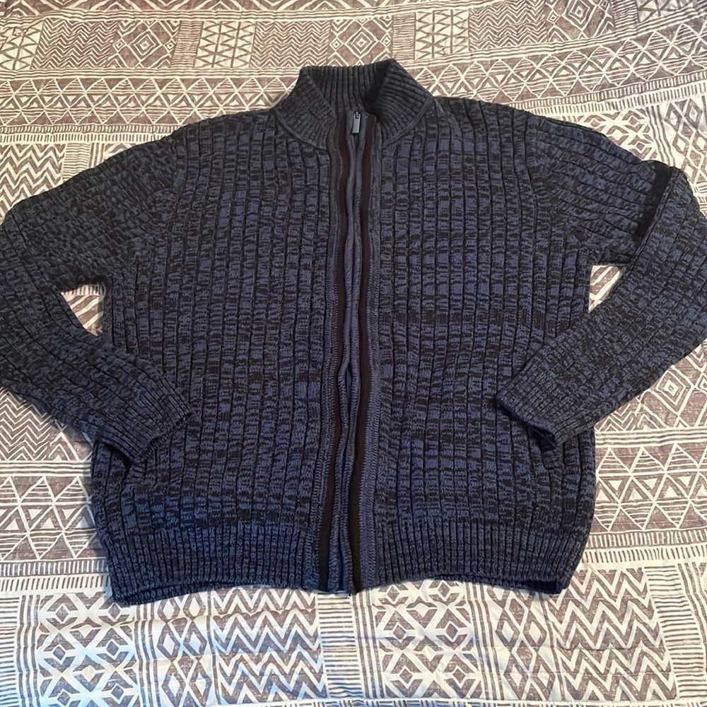 Marble knit chunky sweater